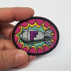 Pop Art - F-Bomb Embroidered Patch - Backpack Patch - Iron On Patch - Upcycle