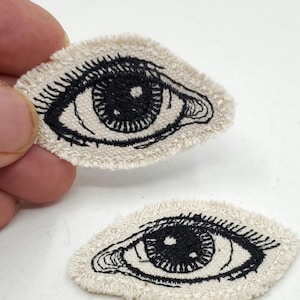 Seeing Eyes Embroidered Patch Canvas Patch - Fix a hole in your jeans - Add to your patch Jacket