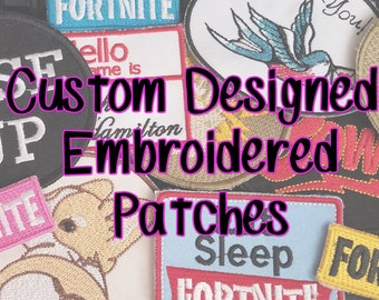 Custom Patch - Your Ideas Come To Life. Event Patch, Girl Scout Patch, Costume, Name Badge Patch, Event patch, company logo.