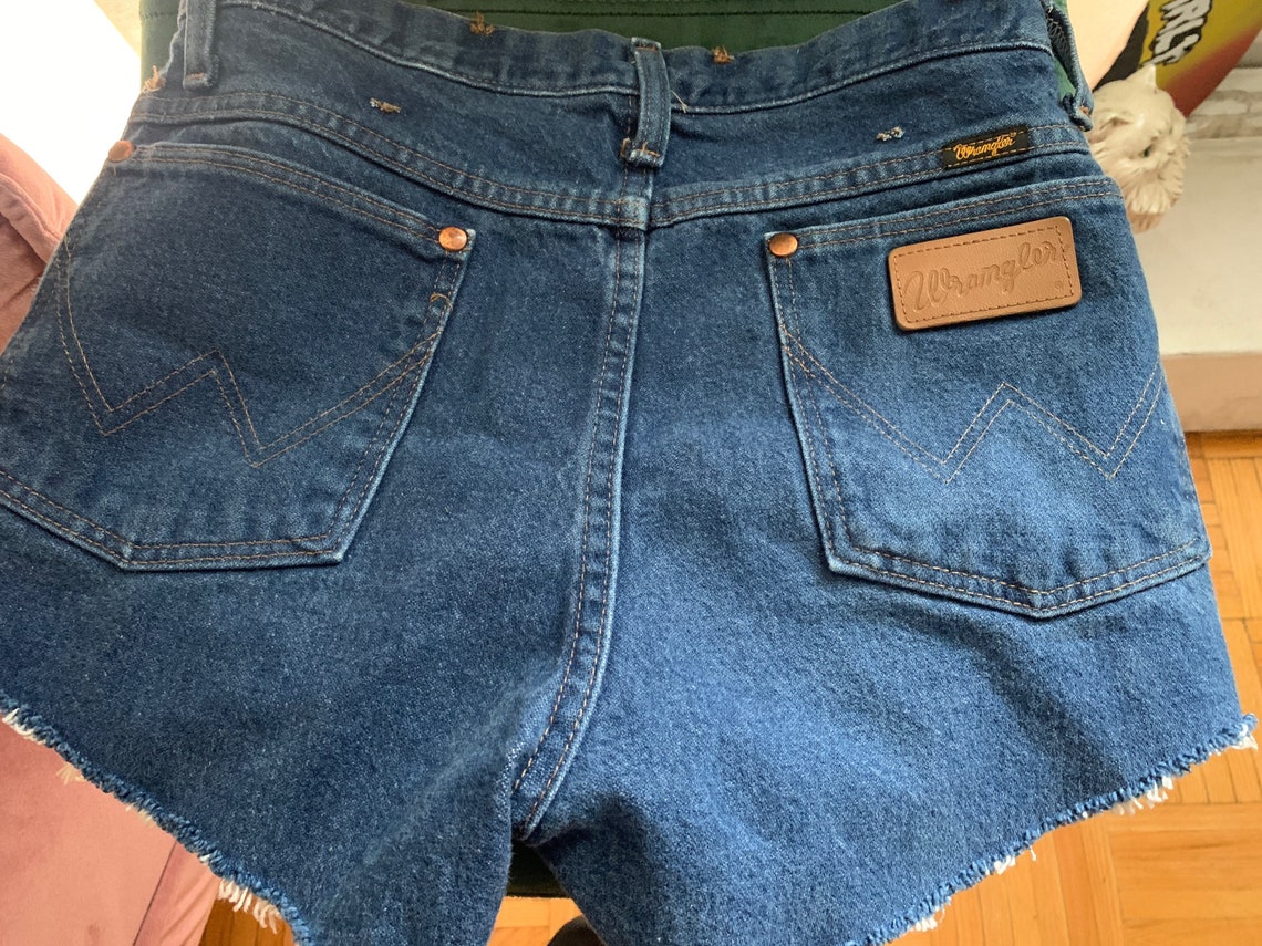 Wrangler denim shorts Etsy