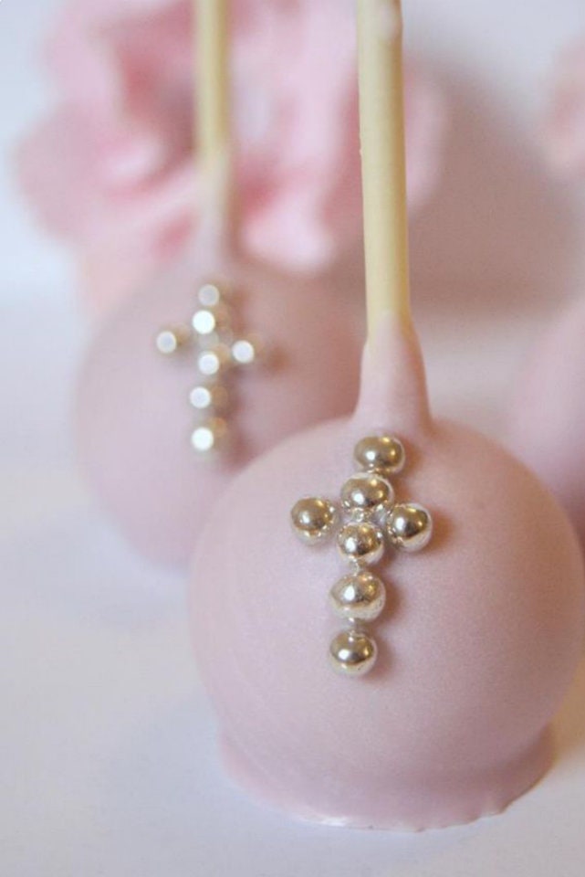 Baptism/Christening Cake Pops Etsy