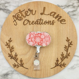 Birth Ball Badge Reel, Labor and Delivery Nurse Badge Reel, Peanut Badge reel, Labor Ball Badge Reel, Winter Labor and Delivery Nurse