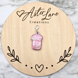 Badge Reel Charm, Cute Pill Bottle Charm, Medical Charm, Glitter Charm, Badge Charm, Clip On Charm, Badge Charm, Nurse Charm, Pharm Charm