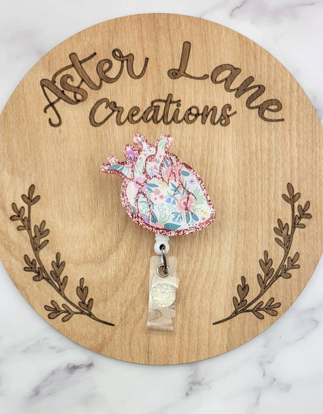 Heart Badge Reel Anatomy Badge Reel Organ Badge Reel Etsy