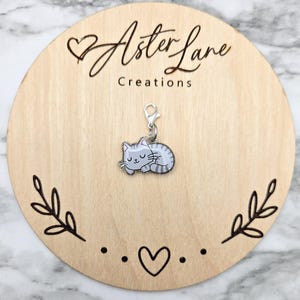 Badge Reel Charm, Cute Cat Charm, Medical Charm, Glitter Charm, Badge Charm, Clip On Charm, Cute Cat Dust Plug, Cat Kindle Charm