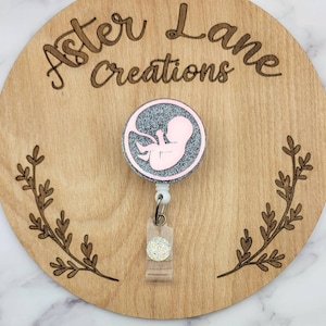 Ultrasound Badge Reel, Ultrasound Tech Badge Reel, Medical Sonographer, Cute Badge Reel, Sonographer Badge Reel, Baby Badge Reel