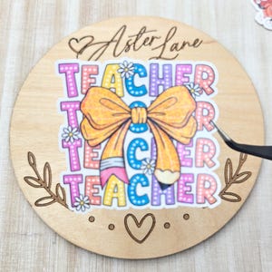 Teacher Sticker, EReader Sticker, Cute Sticker, Reader Gift, Teacher Gift, Cute Teacher Sticker, Water Bottle Sticker, Tumbler Sticker