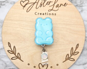 Gummy Bear Badge Reel, Food Badge Reel, Cute Badge Reel, Badge Reel, Cute Gummy , 90s Gift, Summer Badge Reel, Food Gift, Trendy Badge Reel