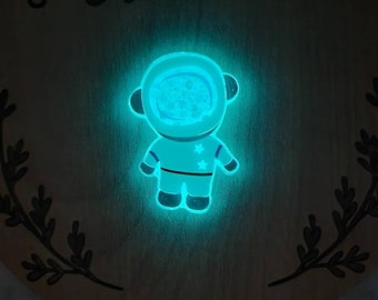 Astronaut Badge Reel, Glitter Badge Reel, Cute Badge Reel, Glow in the Dark Badge Reel, Medical Badge Reel, Acrylic Badge Reel