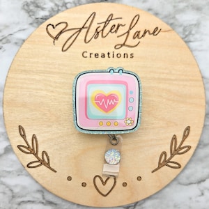 Ultrasound Tech Badge Reel, Sonographer Badge Reel, Badge Reel, Glitter Badge Reel, Medical Sonographer Badge Reel, Ultrasound Tech Gift