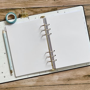 Blank Memories Page Refill [100 pages] - Ultimate Travel Journal Insert Planner Refill Organiser Scrapbooking