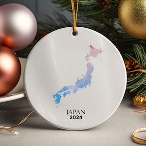 Japan Personalised Christmas Tree Ornament Christmas Decoration Gift Present Xmas Bauble Festive Decor Holiday Custom