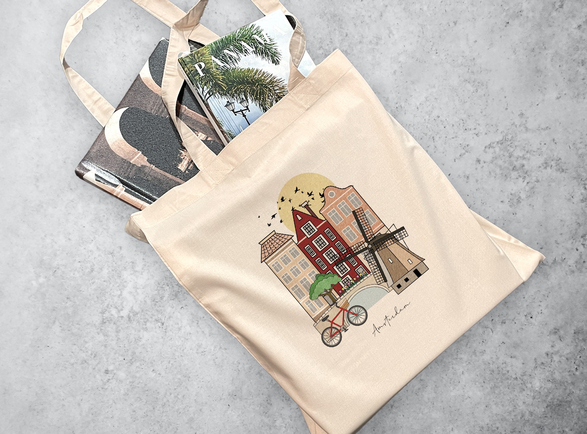 verklaren Kiwi Ben depressief Amsterdam Tote Bag - Etsy