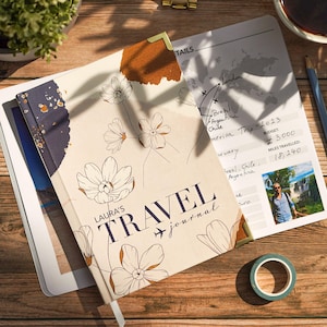 Reisejournal Personalisiertes Reisetagebuch Notebook Bucket List Reiseplaner Reisegeschenk