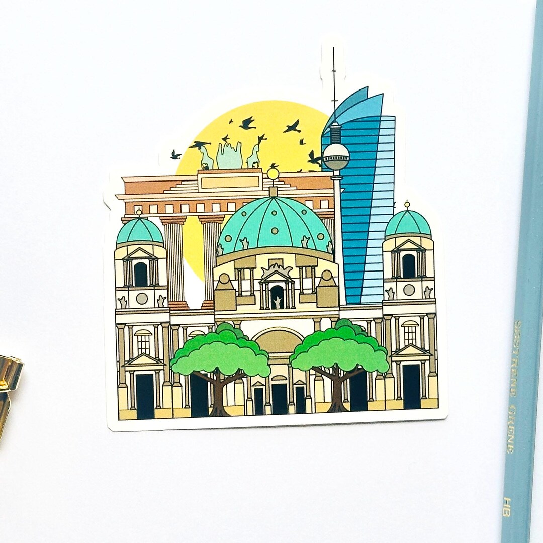 Berlin Die Cut Sticker Travel Journal Sticker Planner Sticker Journal ...