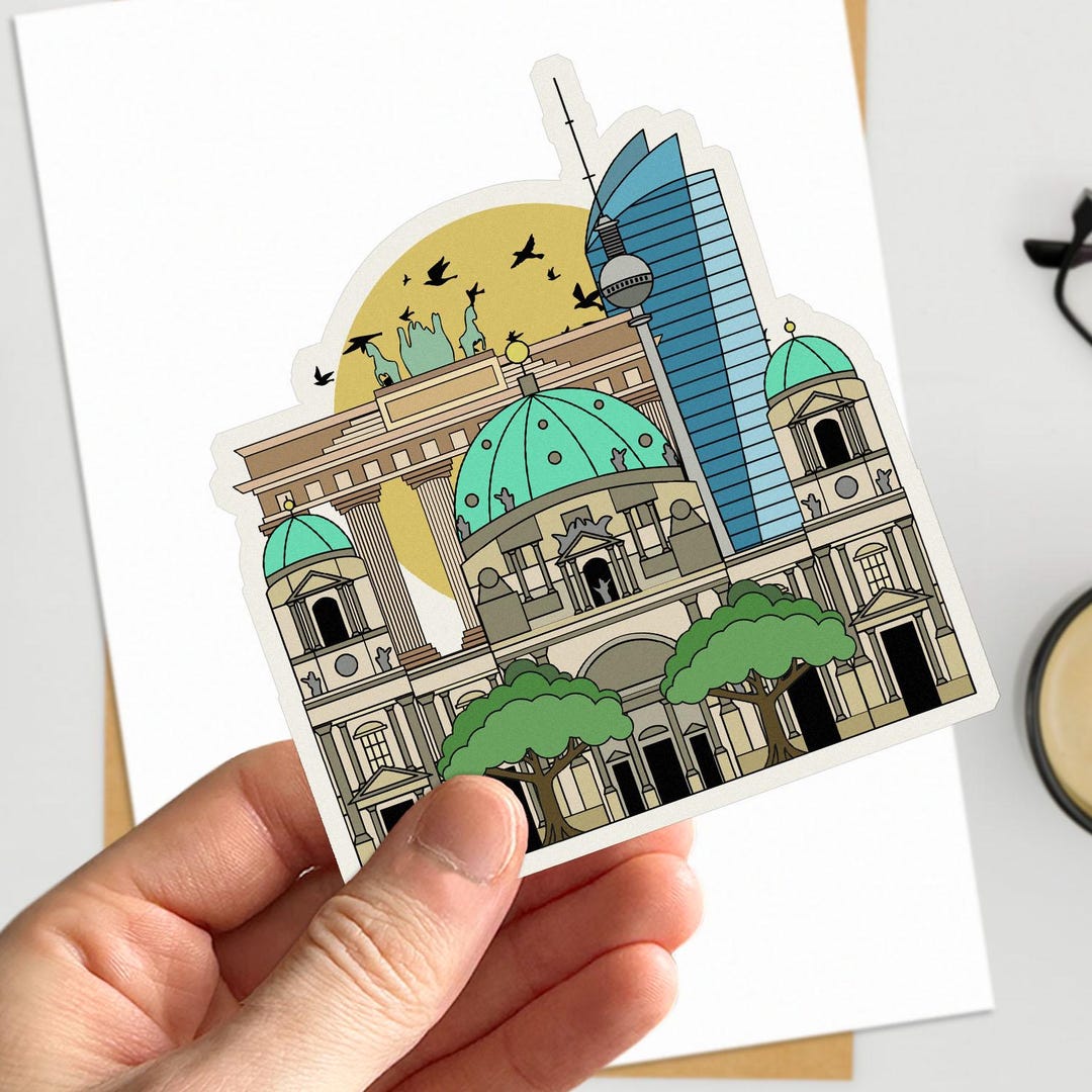Berlin Die Cut Sticker Travel Sticker Planner Sticker Journal Sticker ...