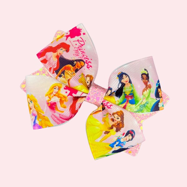 Princess Pineapple Slice Hair Bow main image 1