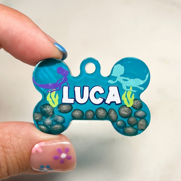 Luca inspired  Pet tag