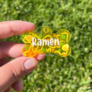 Ramen inspired pet tag