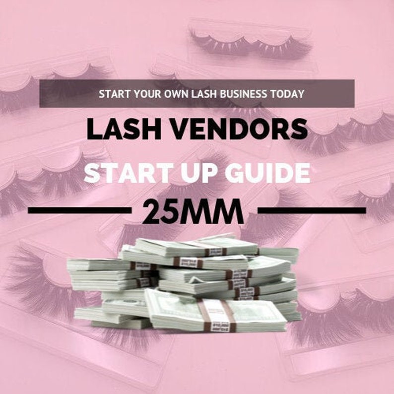 Mink LASH VENDOR List Lash Business Instagram 25mm Lashes Etsy