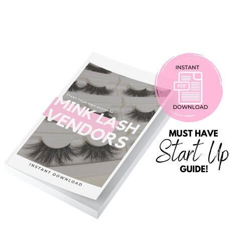 Mink LASH VENDOR List Lash Business Instagram 25mm Lashes Etsy