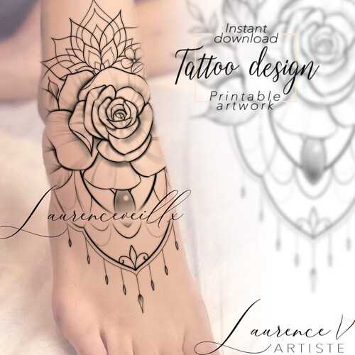 Printable Tattoo Design Instant Download Tattoo Design Etsy New Zealand