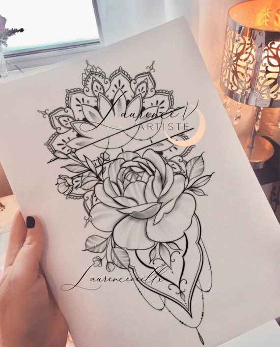 Printable Tattoo Design Instant Download Tattoo Design Etsy