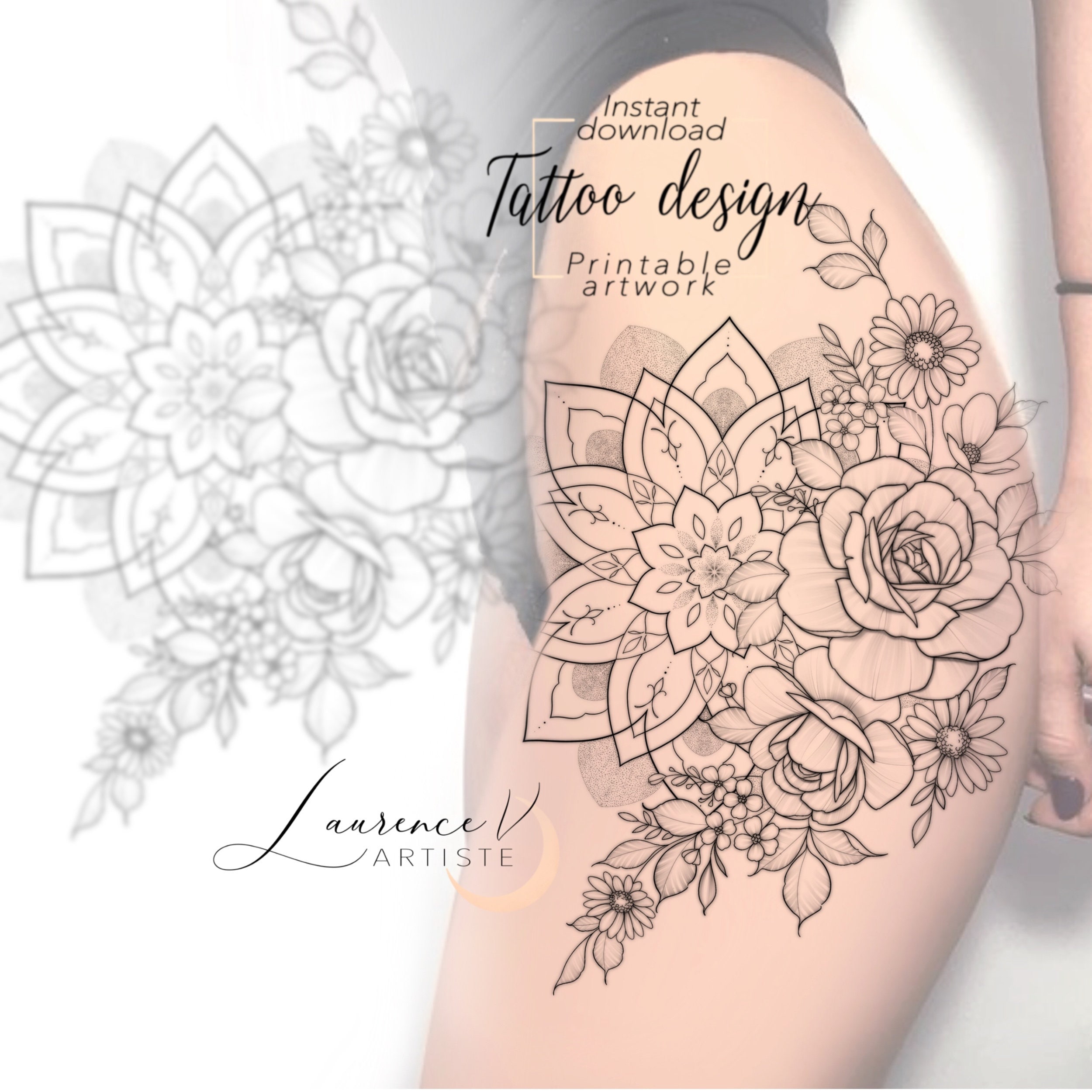 TATTOO girls DESIGN BOOK 刺青 Tokyo Tattoo Girls - Digital Art Book | wingamestore.com