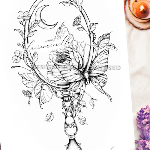 Mandala Tattoo Design Printable Stencil Instant Download - Etsy