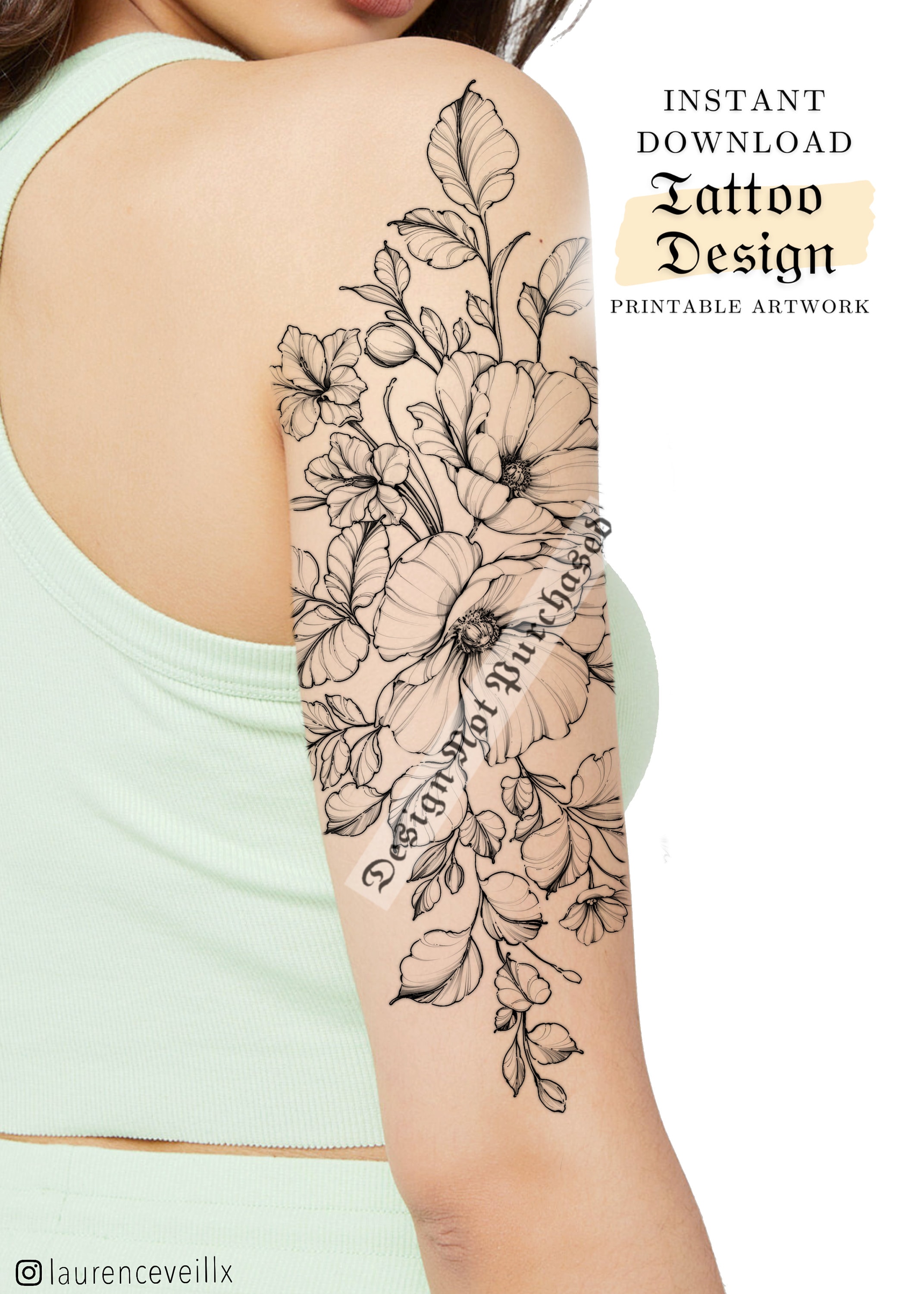 Stunning Tattoo Stencil Ideas for Women