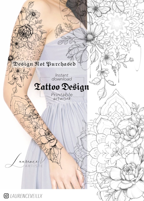 Dragon sleeve tattoo sketch by PicoNL on DeviantArt