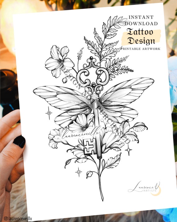 Traditional Mystic Wizard Tattoo Design
