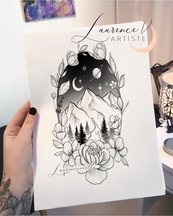 Printable Tattoo Design Instant Download Tattoo Design Etsy