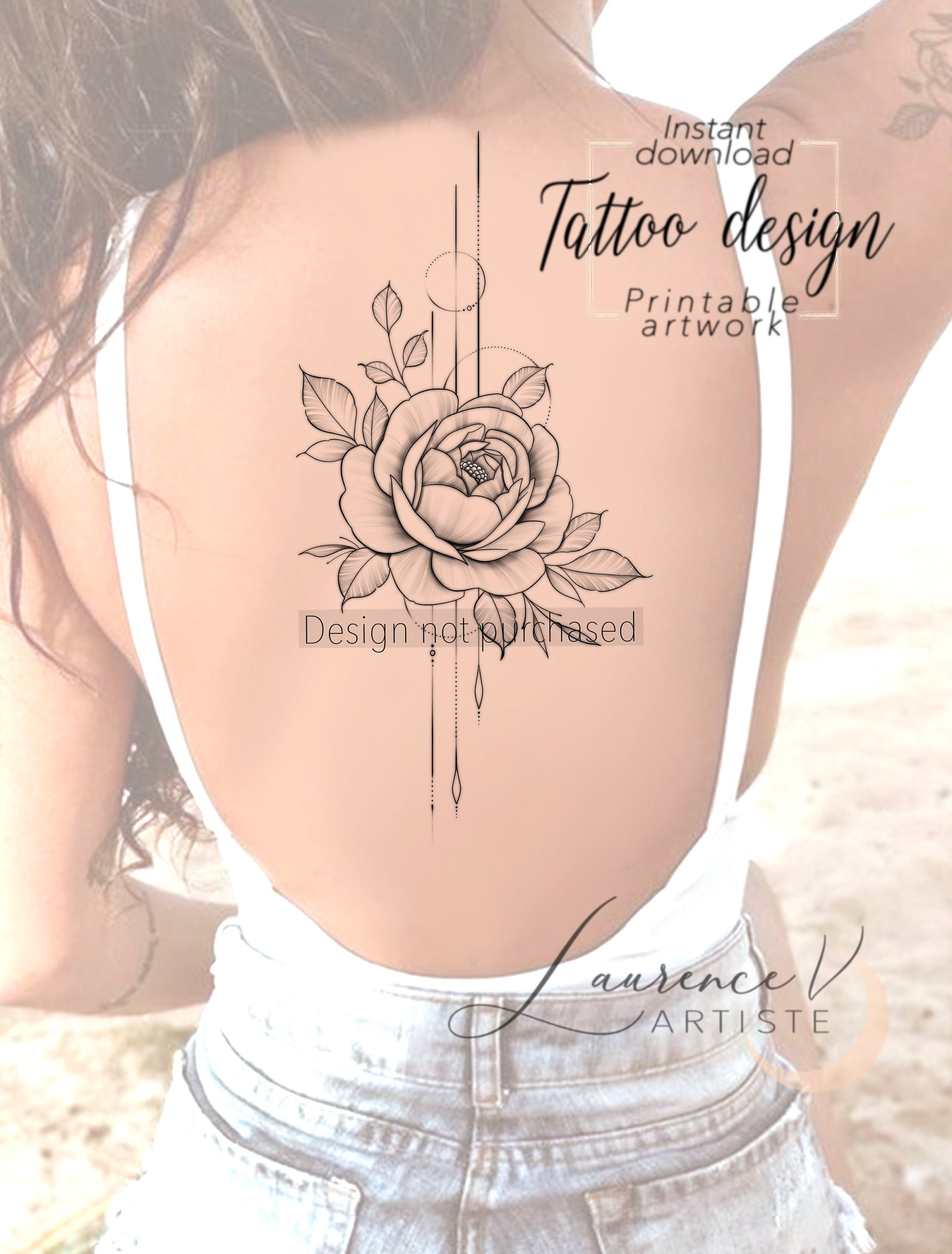 Printable Tattoo Design Instant Download Tattoo Design Etsy