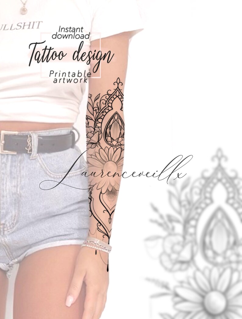 Printable Tattoo Design Instant download tattoo design | Etsy