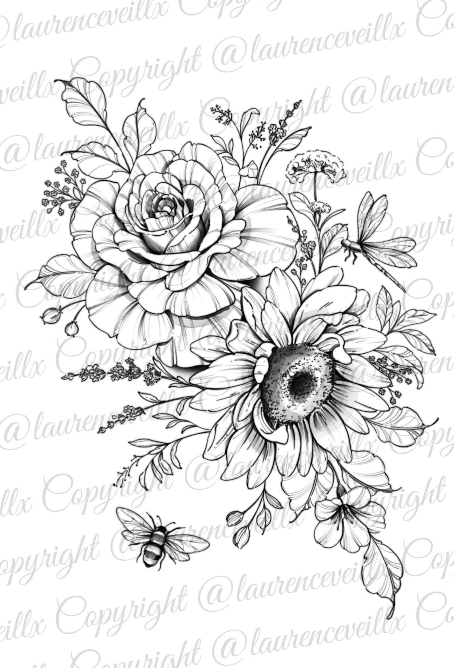 Sunflower And Rose Tattoo Meaning - oqgfmyg
