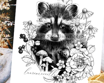 raccoon tattoo on Tumblr