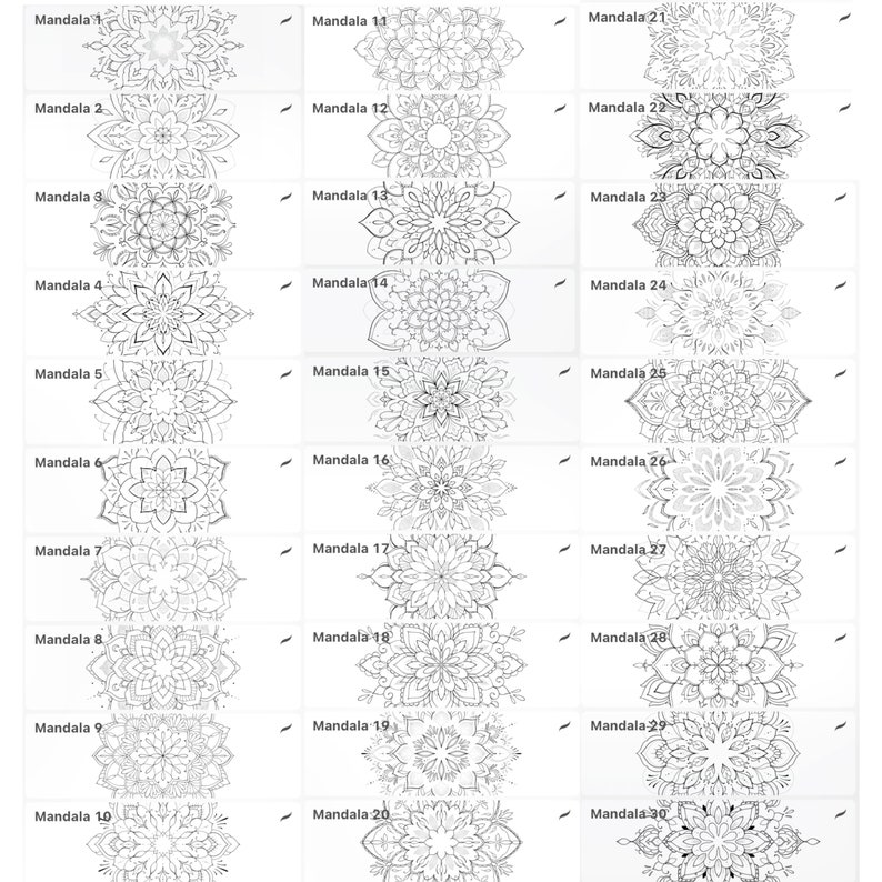 Procreate Brushes | Mandala Tattoo Dotwork Linework Fineline Ornament ...