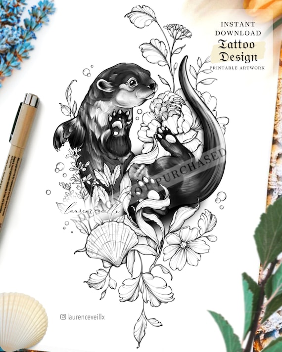 Tattoo Design Ideas for Women Download Drawing Stencil - Etsy Singapore