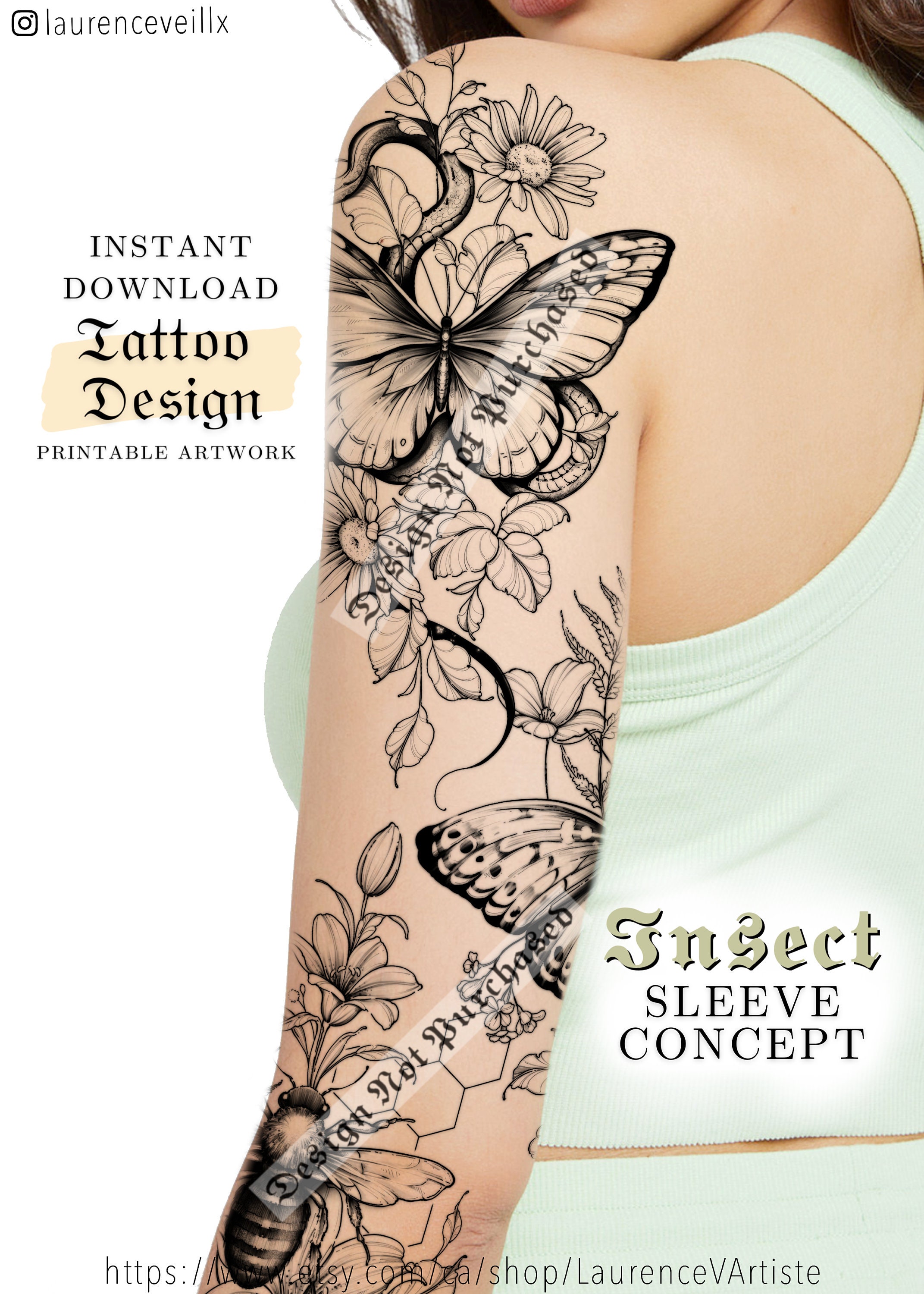 Top more than 86 feminine butterfly sleeve tattoo latest  ineteachers