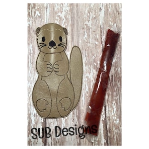 Otter Eis am Stiel Halter Eis am Stil im Stickrahmen sticken icee eisiges Lesezeichen Eis am Stiel Eis am Stiel Dino Biber Tier Eichhörnchen
