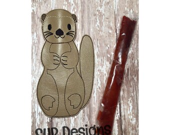 Otter Eis am Stiel Halter Eis am Stil im Stickrahmen sticken icee eisiges Lesezeichen Eis am Stiel Eis am Stiel Dino Biber Tier Eichhörnchen
