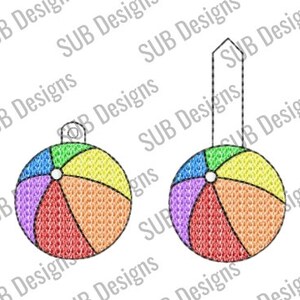 Beach ball snap tab design in the hoop embroidery embroider keychain keyfob key chain fob rainbow summer pool pride party volleyball floatie