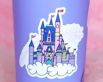 Disney Castle Sticker | Waterproof Vinyl Decal