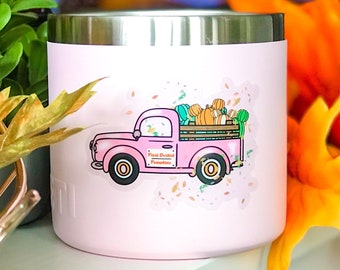 Mickey Pumpkin Truck Sticker | Disney Halloween Waterproof Vinyl