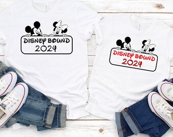 Disney Vacation Family Matching T-shirts 2025 | Mouse Ears Character Design | Theme Park Magic Kingdom Memory Shirts | Orlando Trip Outfits