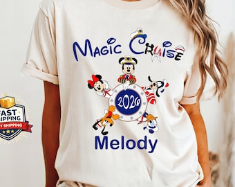 Personalized Disney Cruise 2026 Shirt, Mickey and Friends Cruise Family Matching Shirt, Disney Wish Fantasy Wonder Dream Magic shirts