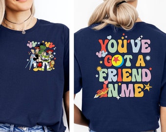 Woody and Buzz Lightyear Toy Story Shirt | Disney Squad Friend In Me Tees | Family Matching Disney Shirts