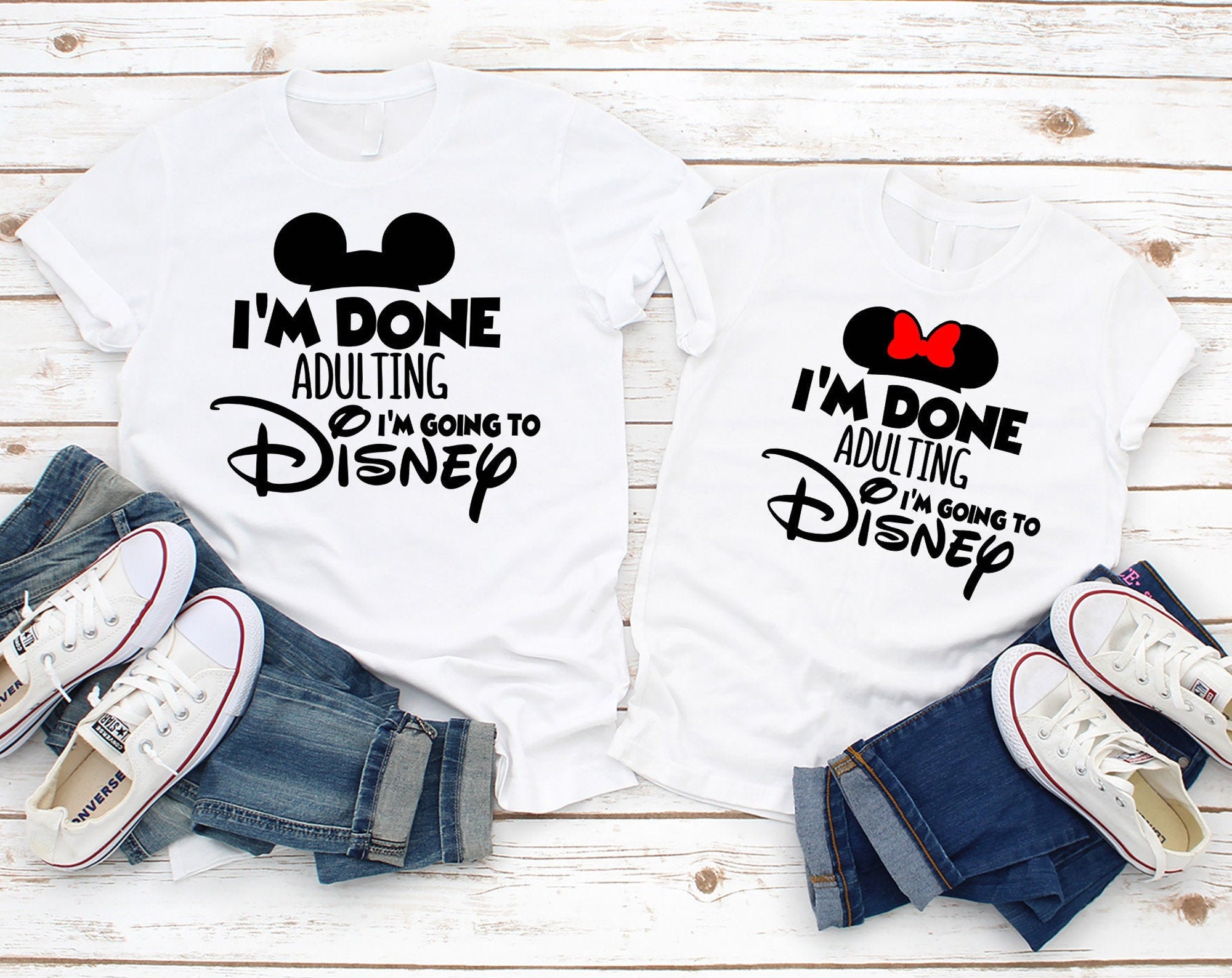 Discover I'm Done Adulting I am Going To Disney Family Trip Shirts