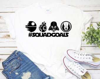 Disney Star Wars Family Shirts | Matching Vacation Group T-Shirts | Custom Park Trip Tees | Disney Gift for Star Wars Fans